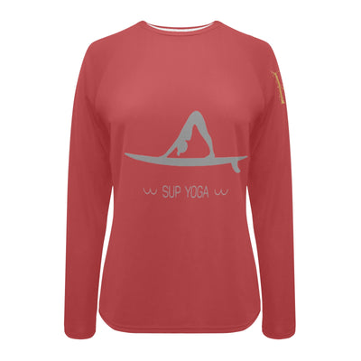 Long Sleeve Swim Shirt yoga - Roses