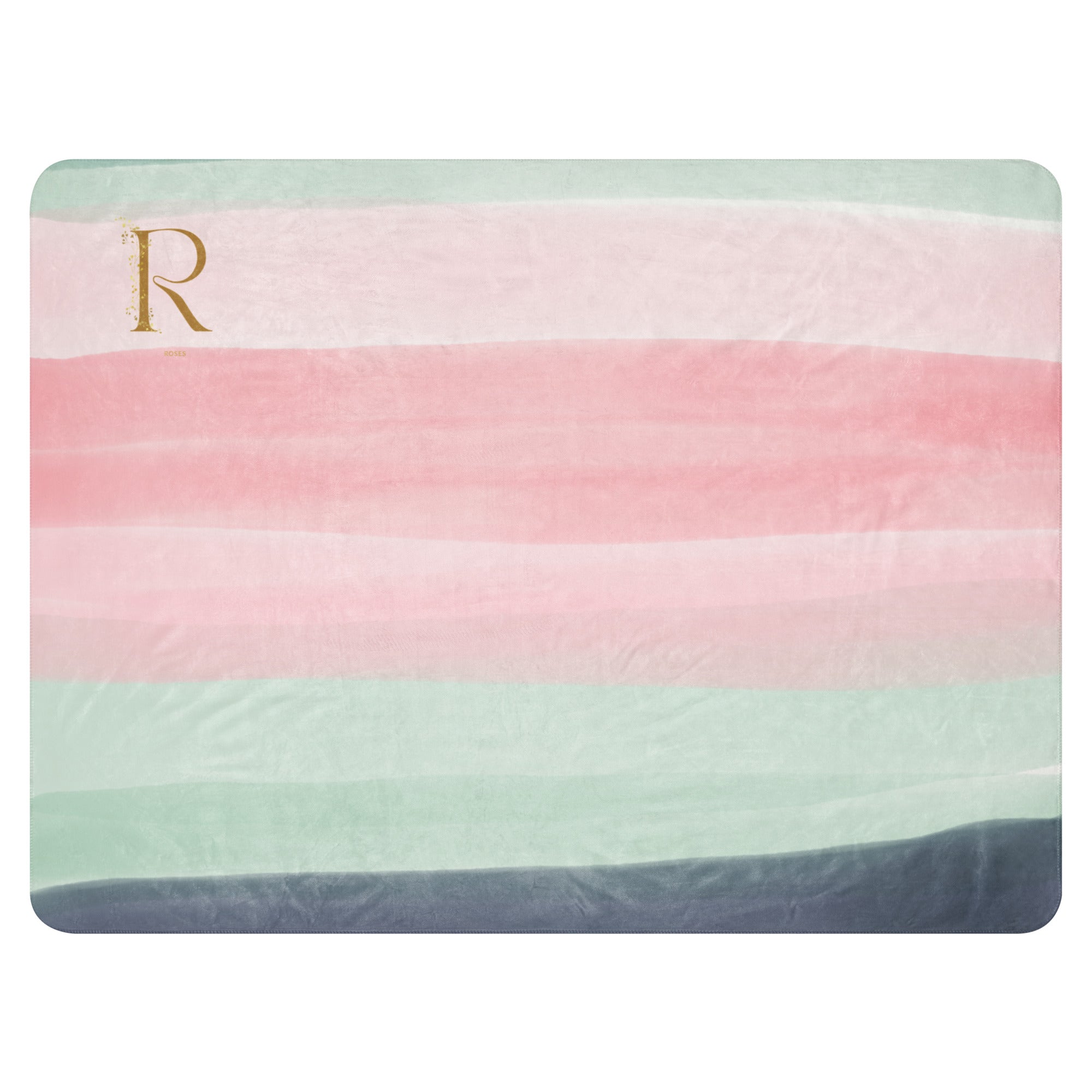 Couverture en Sherpa - Roses