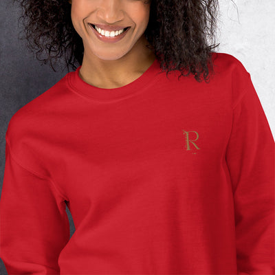 Sweat à Col Rond - Roses